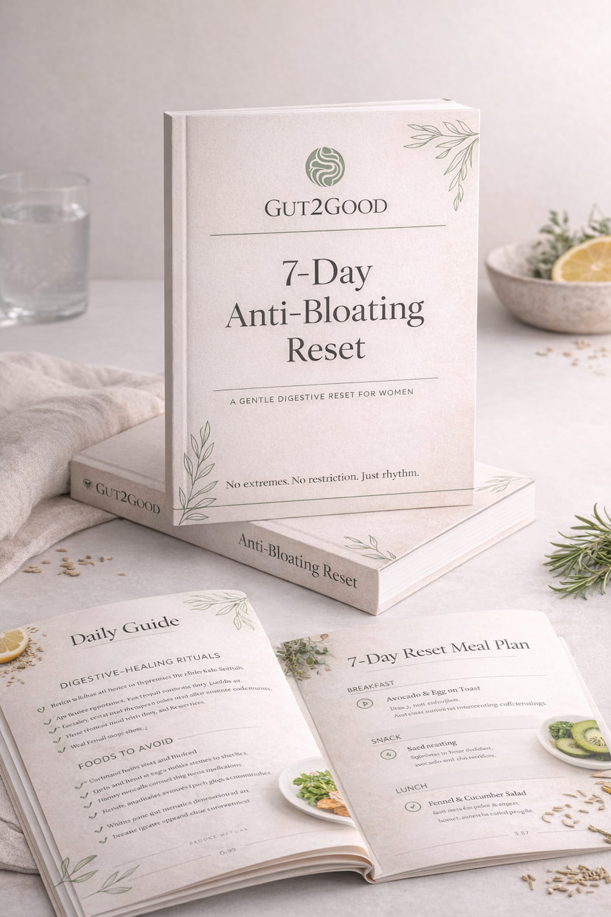 7-Day Anti-Bloating Reset — Digital Guide for a Calmer Gut