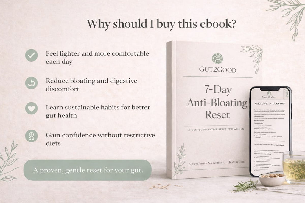 7-Day Anti-Bloating Reset — Digital Guide for a Calmer Gut